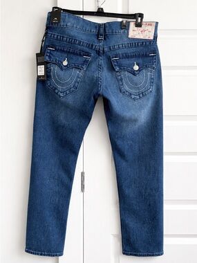 True Religion GENO Relaxed Slim Jeans 30 Medium Wash NWT